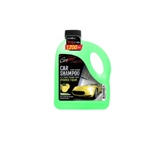 แชมพูล้างรถผสมแวกซ์ WAX ONE รุ่น HIGH GROSS WAX CARPRO ขนาด 1200ML กลิ่น LEMON (แถมฟรี ฟองน้ำ)_0